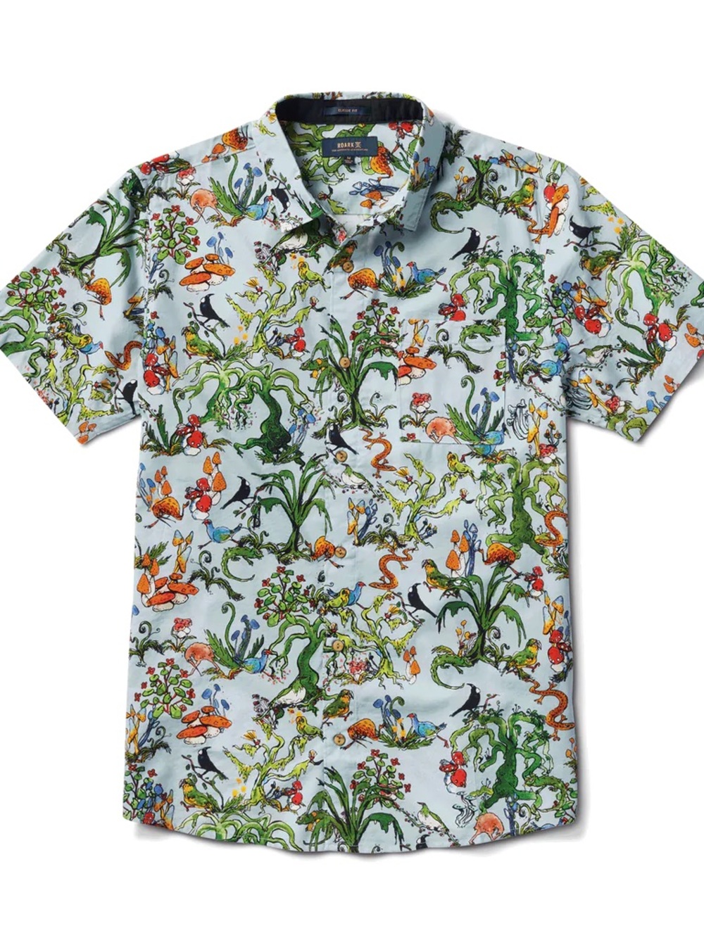 Roark Goblin Forest Shirt Button Down Shirt Men's Medium Classic Fit